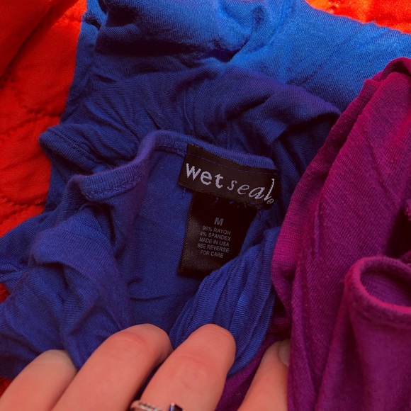 NEW • WetSeal Drapery style sleeveless top. Sz M - Picture 5 of 5